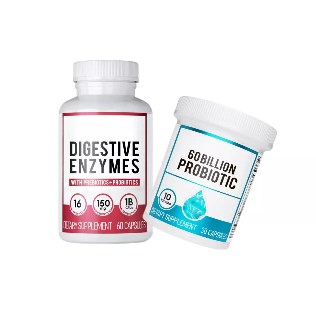 ZENVITA™ - DIGESTIVE ENZYMES 60CT + 60B PROBIOTIC 30CT