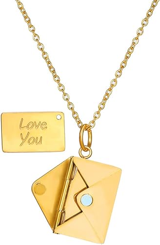 ZENVITA™   - ENVELOPE LOVE LETTER PENDANT NECKLACE