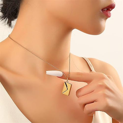 ZENVITA™   - ENVELOPE LOVE LETTER PENDANT NECKLACE
