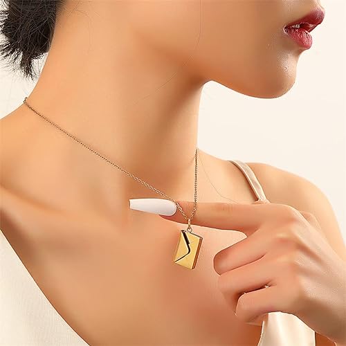 ZENVITA™   - ENVELOPE LOVE LETTER PENDANT NECKLACE