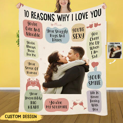 ZENVITA™   - 10 REASONS I ADORE MY PERSONALIZED PHOTO BLANKET